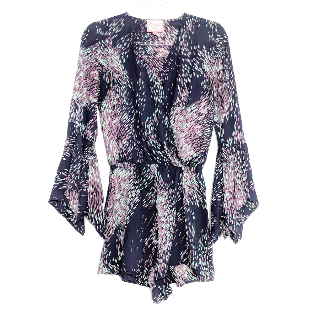 Romeo & Juliet • Handkerchief Sleeve Printed Rompe